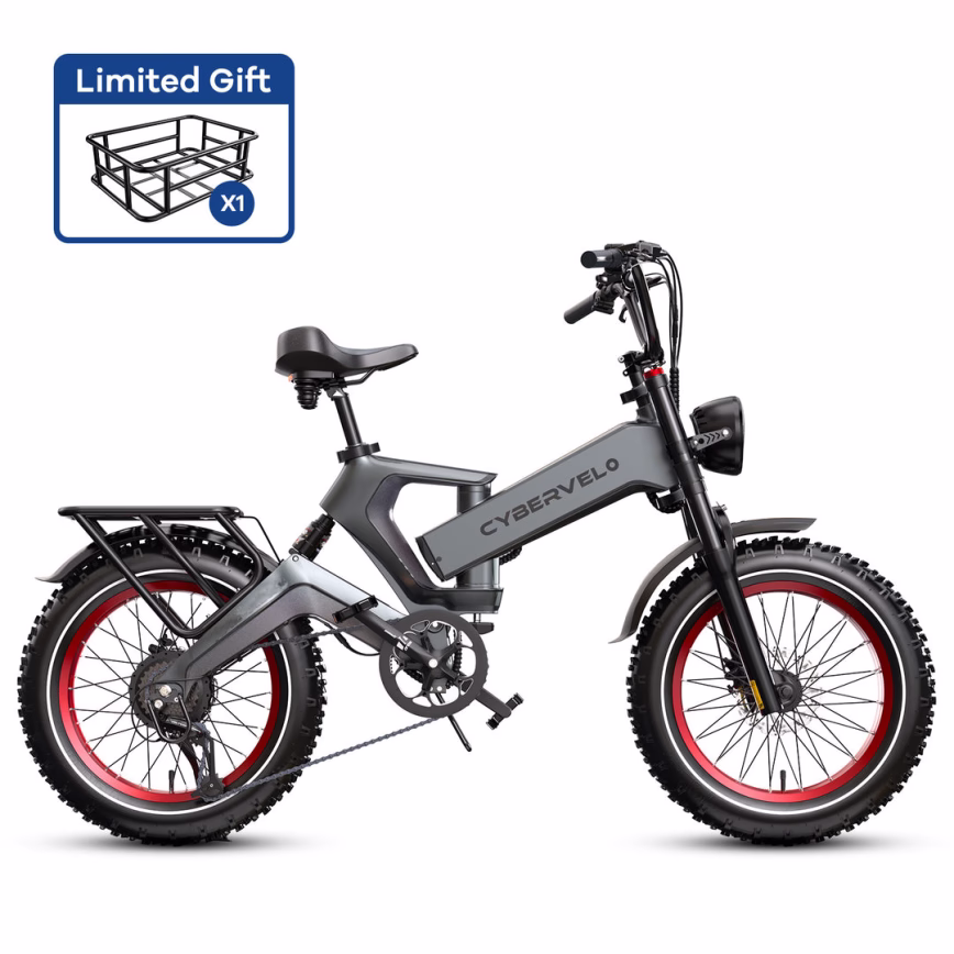 EK6 Folding Electric Bike Gris