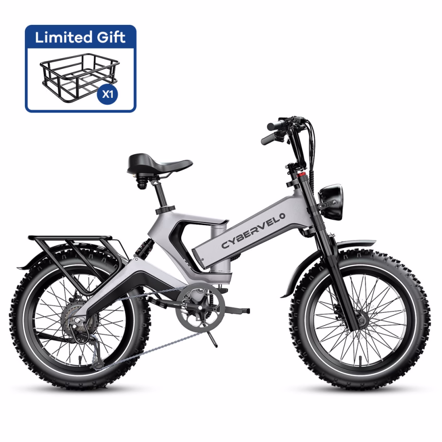 EK6 Folding Electric Bike Plata