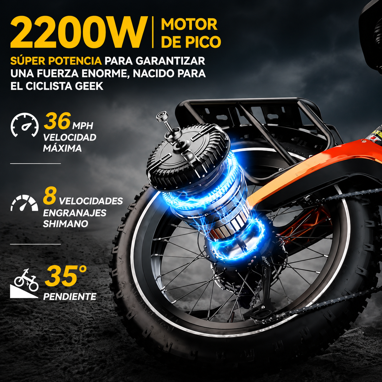 High-power electric motor